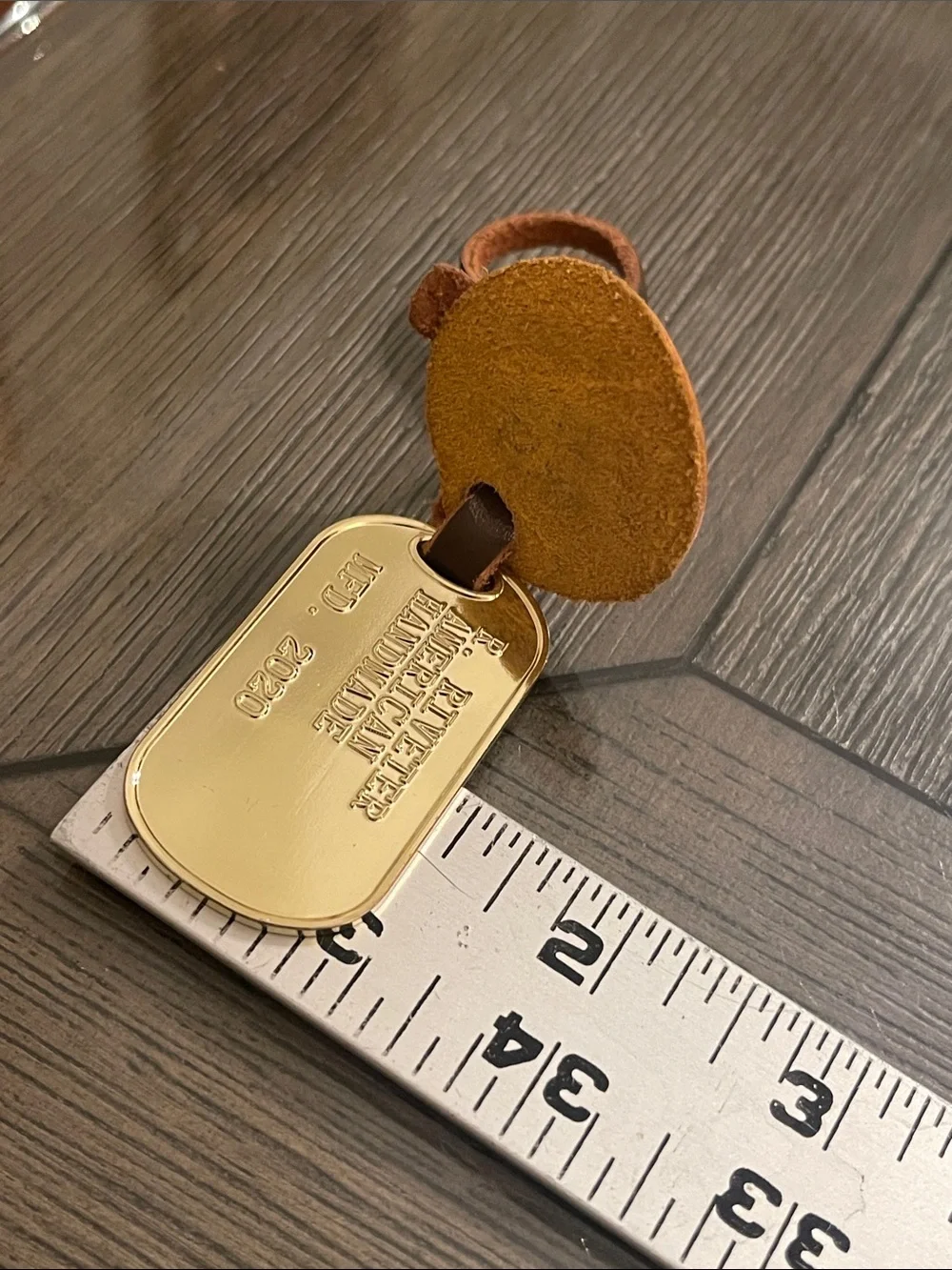 R. Riveter Signature Support Tag and Metal Dog Tag - Bag Hangtag